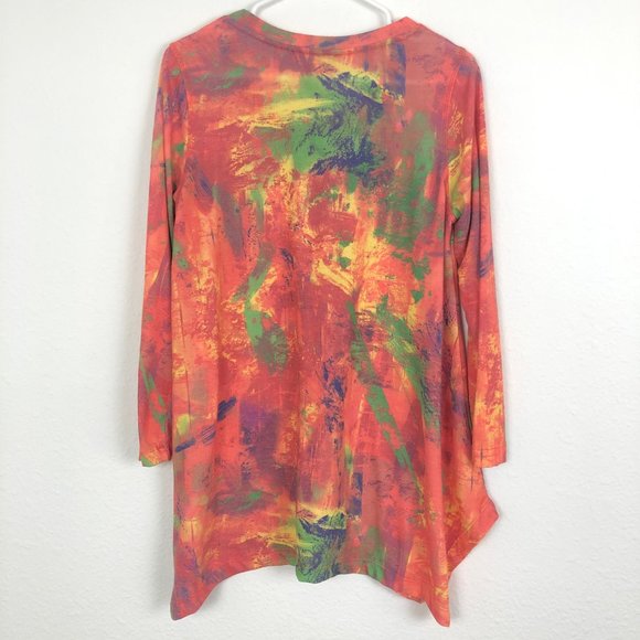 Philosophy Brushstroke Multi-Color Tunic L - Picture 3 of 5